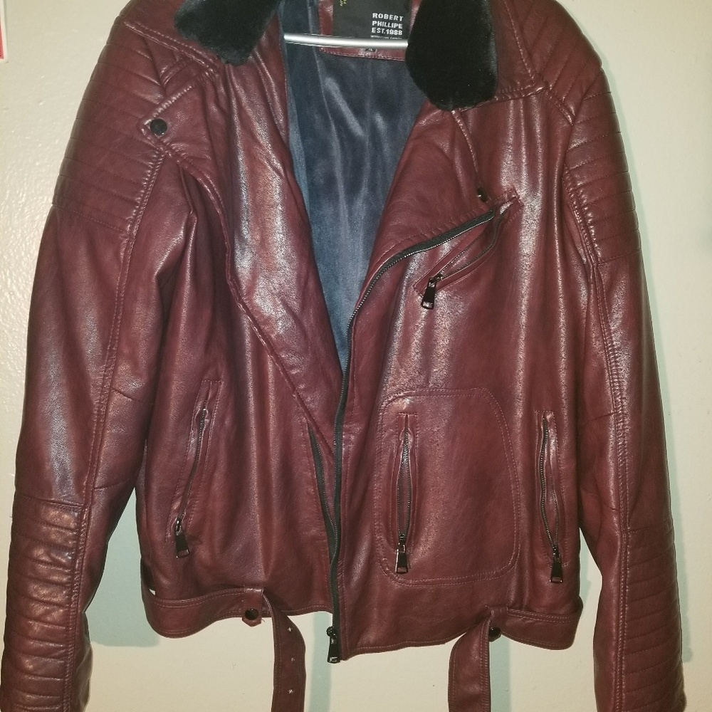 Robert Philippe leather coat